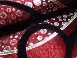 red velvet upholstery fabric