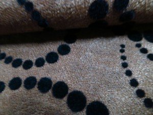 patterned micro suede fabric