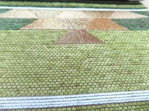 stripe chenille curtain fabric