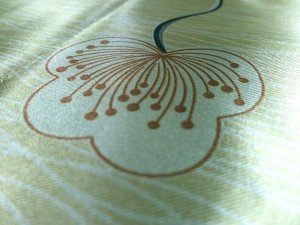 flowery curtain fabric