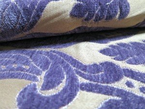 purple jacquard fabric