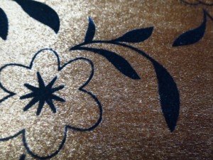 velvet fabric floral