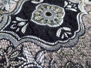 gray damask fabric