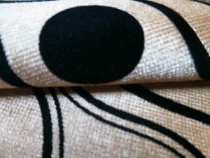 orange velvet fabric