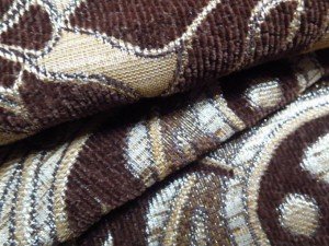 brown chenille fabric