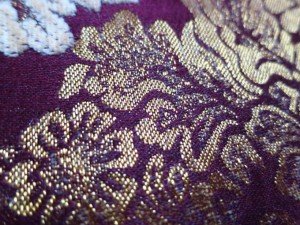 chenille flower fabric