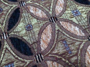 geometric upholstery fabric