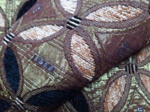 geometric upholstery fabric