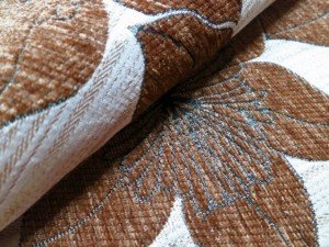 brown jacquard fabric