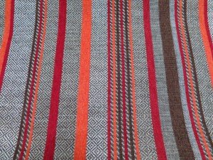 chenille stripe fabric