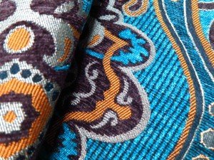 upholstery fabric blue