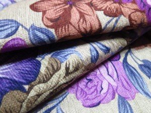 floral chenille upholstery fabric