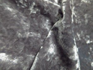 gray velvet upholstery fabric