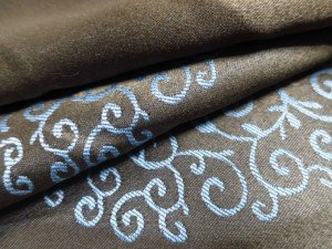 jacquard woven curtain fabric