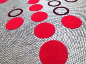 polka dot upholstery fabric