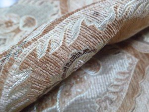 white chenille fabric