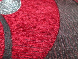 stripe chenille cushion