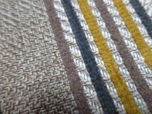 chenille jacquard stripe fabric