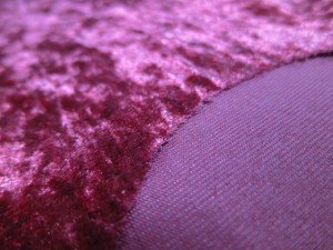 designer crushed velvet fabric
