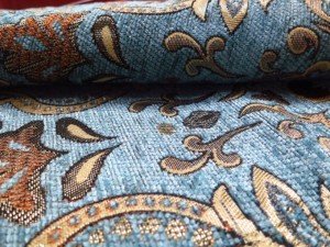 jacquard upholstery flower chenille fabric