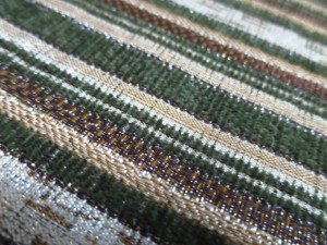 green stripe upholstery fabric