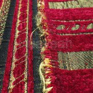 chenille striped sofa fabric backside