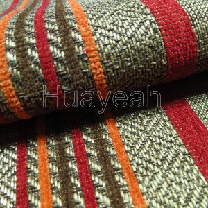 furniture stripe fabric close look