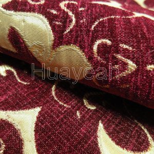 polyester fabric chenille close look