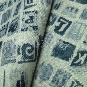 printed dubai fabric close look