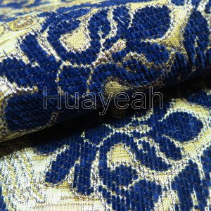 woven jacquard fabric close look