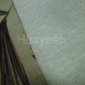 polyester printed fabric backside