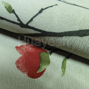 types of velvet fabric close look