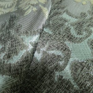 floral jacquard upholstery fabric backside