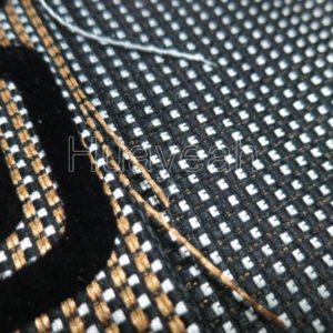 linen style latest upholstery fabric backside
