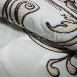 home textile velvet fabric close look