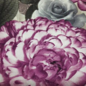 sofa velvet fabric print close look
