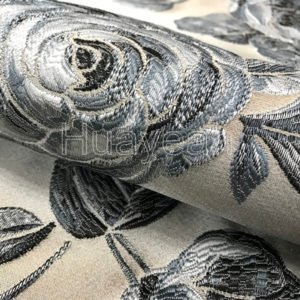 shaoxing jacquard fabric close look