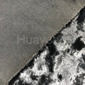 crushed velvet upholstery fabric backside