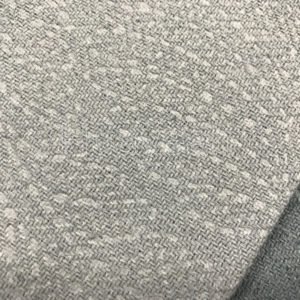 polyester linen look fabric close look