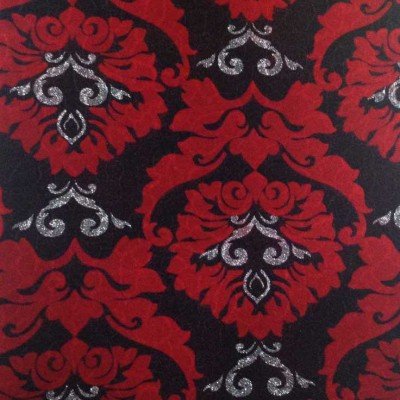 flock on flock upholstery fabric