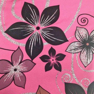 flock printed flock upholstery fabric for sofa