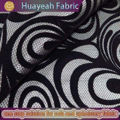 black upholstery fabric