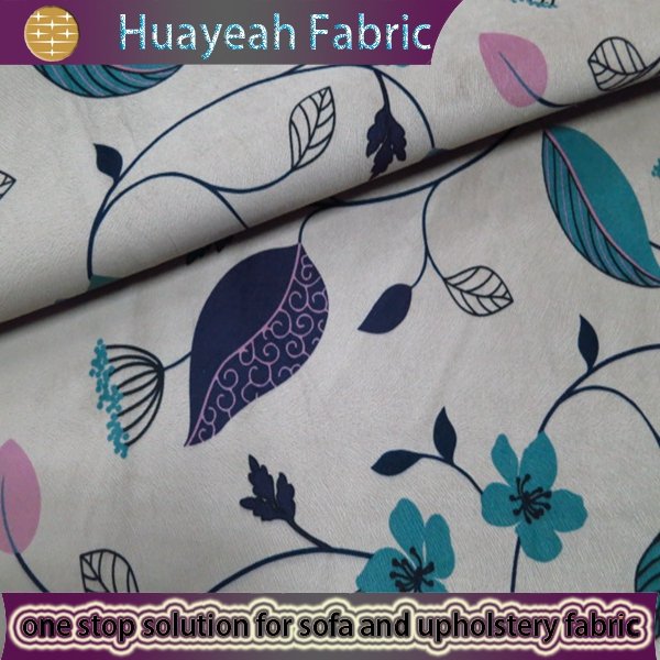 printed velvet fabric for sofa