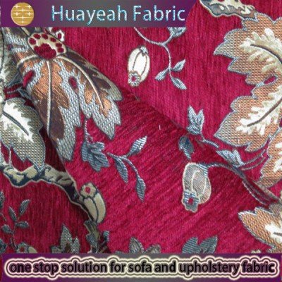 jacquard chenille upholstery fabric