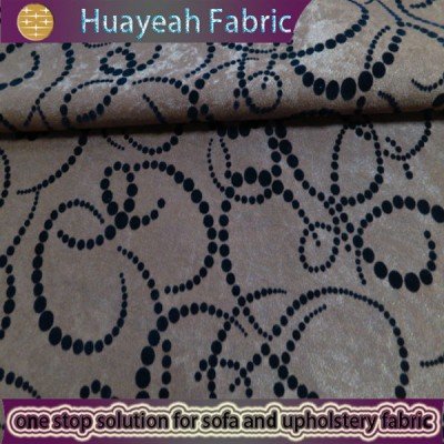 patterned micro suede fabric