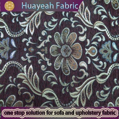 chenille jacquard sofa fabric