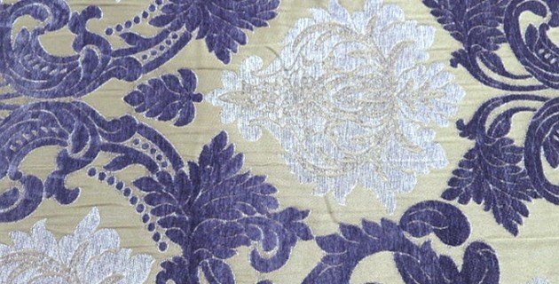 purple jacquard fabric