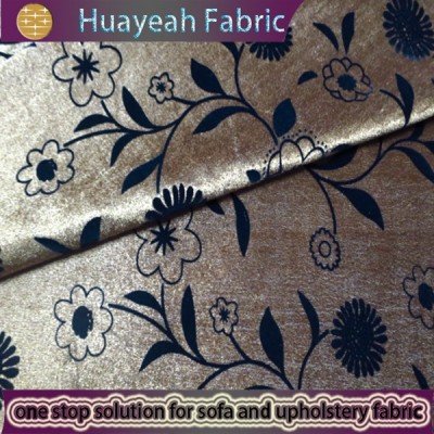 velvet fabric floral