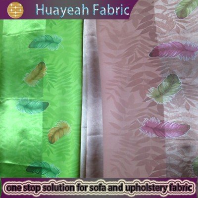 flowery curtain fabric