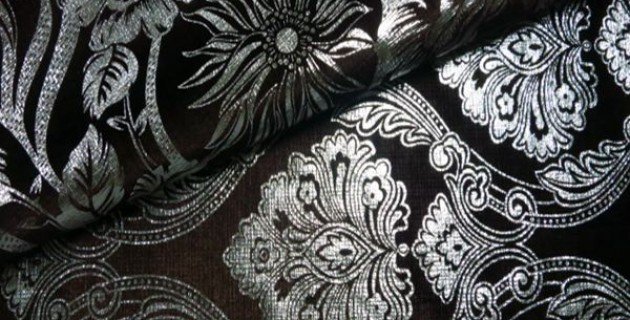 black velvet upholstery fabric